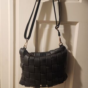 Anthropologie black Lindy Clutch like new